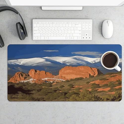 Pikes Peak Colorado Desk Pad Large 30x60cm Rubber miniatura 5