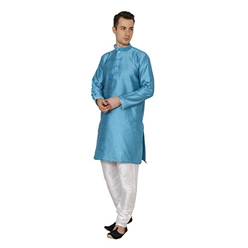 Image of Royal Kurta Men's Silk Blend Kurta Pyjama Set