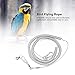 6m Parrot Bird Harness Leash Anti bite Outdoor Flying Training Rope Pet Supplies for Macaw African Greys Parakeet Cockatoo Cockatiel Conure Lovebird(Foot Ring Dia. 8.5mm)