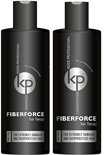 2 PC Bundle: Kode Professional Fiberforce Hair Therapy Products (Hair Care Kit)