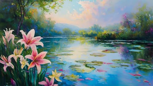 DIY lac diamond painting adulte pour illuminer votre salon chaleureux