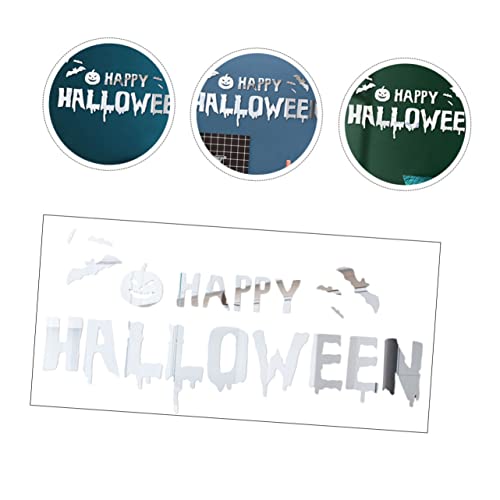Autocollant halloween pour décorer miroir sans laisser de trace de colle IMIKEYA