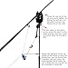 Chiffonade ‌Fishing Bite Alarm & Indicator Stainless Steel Swing Rod Signal Device for Carp Fishing(Blue)