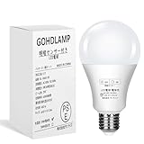 GOHDLAMP 明暗センサーLED電球 E17 常夜灯 60W形 明暗電球 680lm 暗くなると自動点灯・明るくなると自動消灯 (人体検知機能なし) 60mm径 玄関灯 門灯 庭灯 (電球色‐1個入り, E17口金)