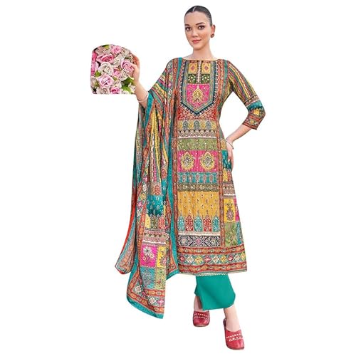Stylish Pakistani Shalwar Kameez Suits Indian Ready To Wear Palazzo Pants Dress