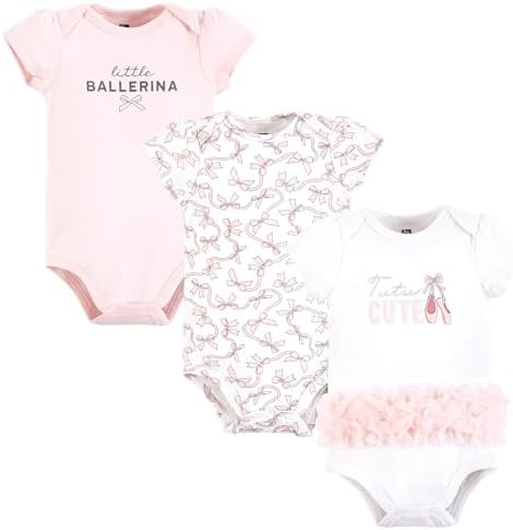 Hudson Baby Bodies unissex de algodão para bebês