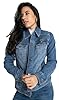 Denim Blue Jean Jacket for Women, Faded Blue Denim... #2