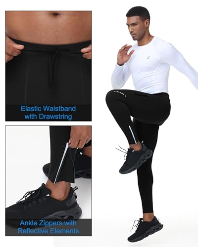 Roadbox Mens Thermal Cycling Pants Fleece Lined
