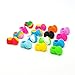 YHSWE 100Pcs 2ml Non-stick Silicone Oil Kitchen Concentrate Container Mini Round Multi Use Storage Jar Assorted Random Color
