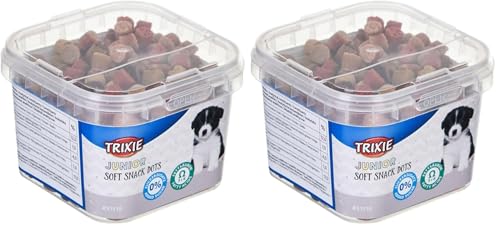 Trixie Junior Soft Snack Dots con Omega3, 140 g (Confezione da 2)