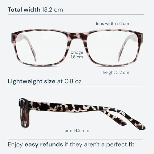 Image of Gaoye 2.75 Professional Reading Glasses for All Day - Computer Readers with Blue Light Protection - Value Pack