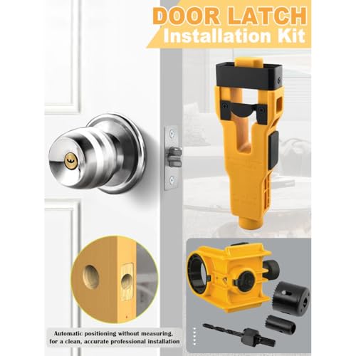 Kit d'installation de verrouillage de porte pour percer droit sans dévier - 3