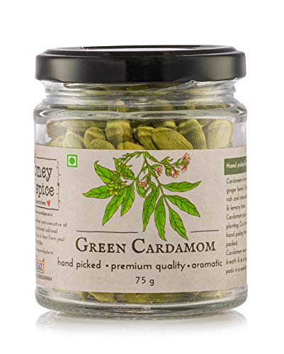 Image of Honey and Spice Green Cardamom Straight From Plantation Freshly Harvested Whole 8mm Cardamom 75gm