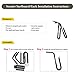 Onefeng Sports Surfboard Scooter Moped Bike Rack, Aluminum Lightweight Bicycle Surf Board Carrier for Sports Outdoors, Mount to Safely Carry Your Surfboard On Your Moped