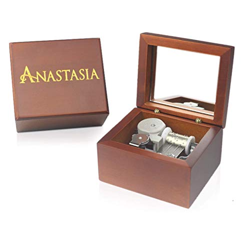 WEICHUANG Exquisita Anastasia Tallada A Mano-Once Upon A December Red con Caja...