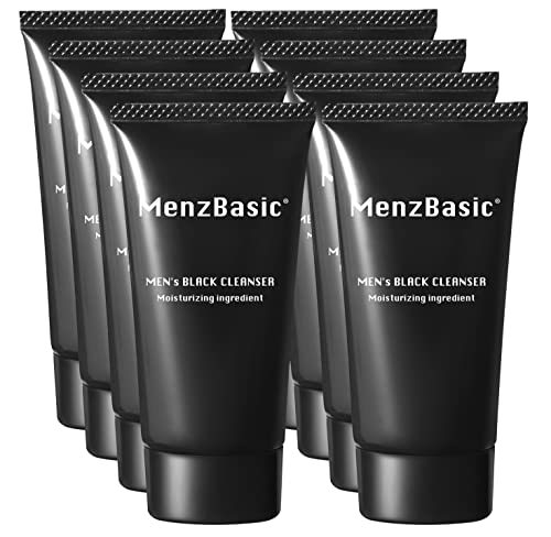 メンズベーシック ブラッククレンザー 3way洗顔料 クレンジング 角質ケア 美容パック 炭クレンジング 70g 8個セット