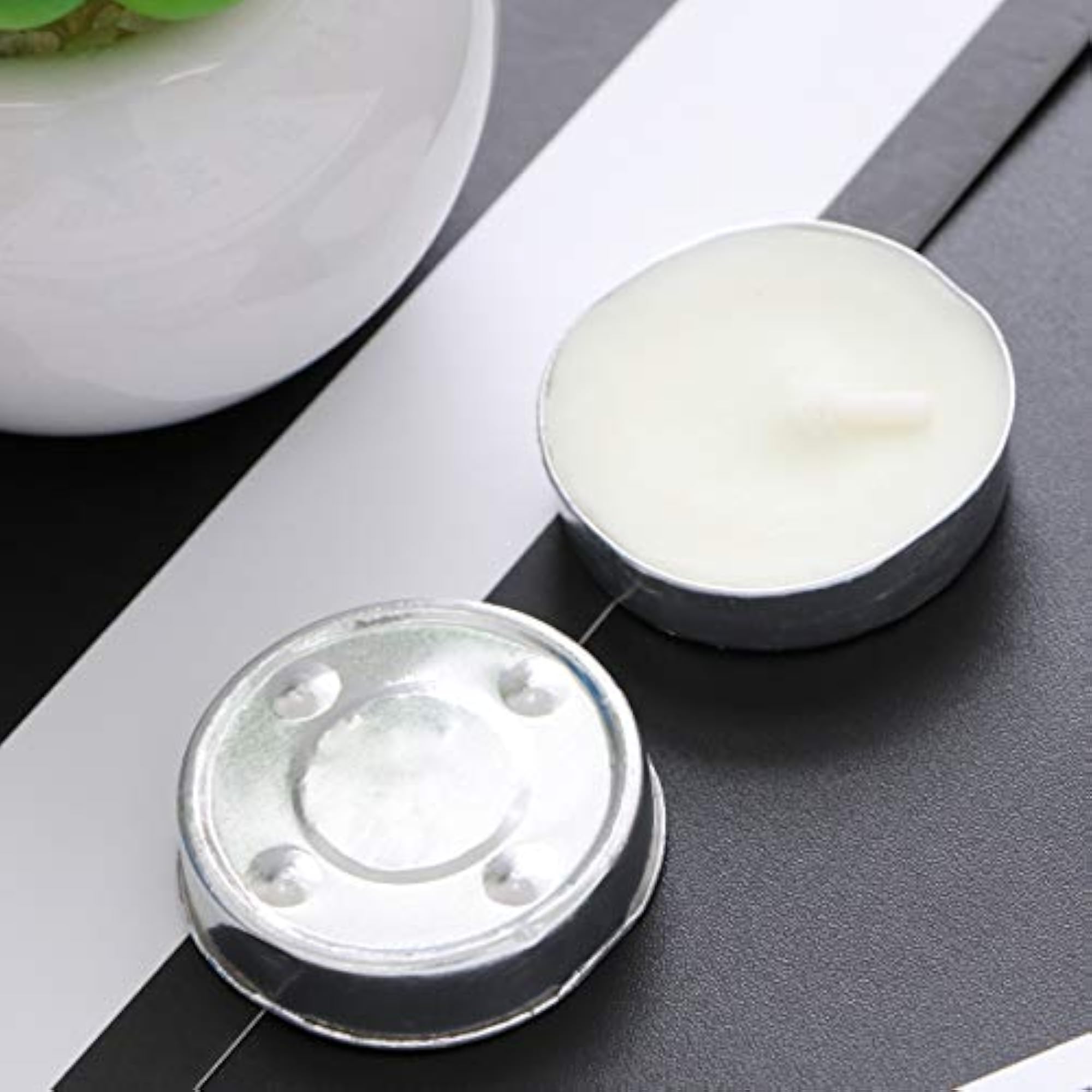 50pcs Small Flickering Decorative Candles (White)