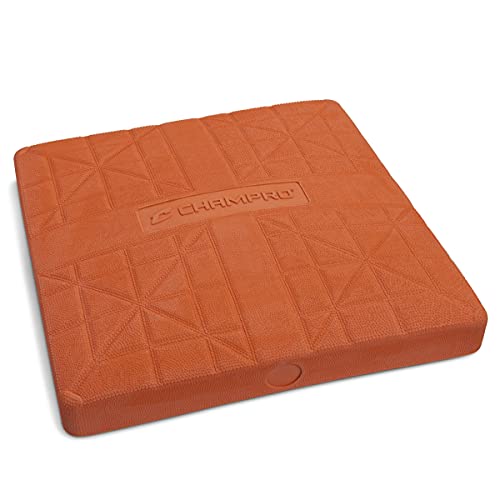 Base orange CHAMPRO Le Hall 15x15x3 haute visibilité anti-choc