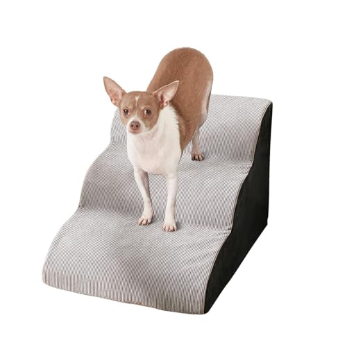 Letto a Castello per Animali Domestici con Scale, Trespolo per Finestra per Cani/Gatti a