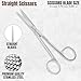 Dressing Scissor Stealth Surgical Medical Scissors for nurses Rescue Tuff Cut Scissor First Aid Trimming Cutting Dressing Scissors Sharp Blunt 14.5 cm (Pointed)
