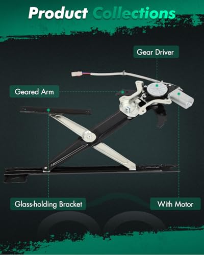 Image of SCITOO Power Window Regulator and Motor fit for 1992-1995 for Honda Civic Front Right Side 741-764