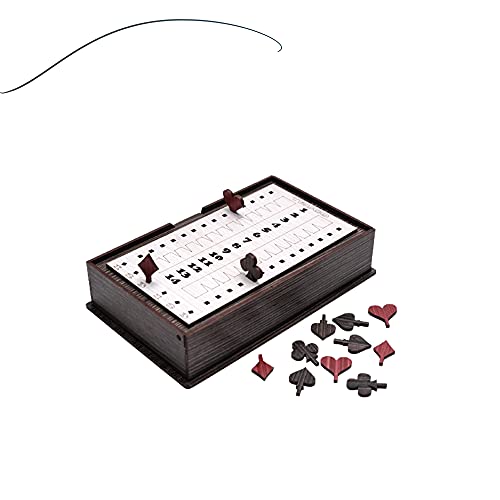 Marcador De Truco Estojo Personalizado Madeira