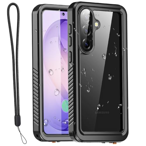 AICase for Samsung Galaxy S26 Case Waterproof, Clear Water Proof Shockproof Snowproof Dustproof Full Body Rugged Transparent Underwater Phone Case for Galaxy S26 Built-in Screen Protector