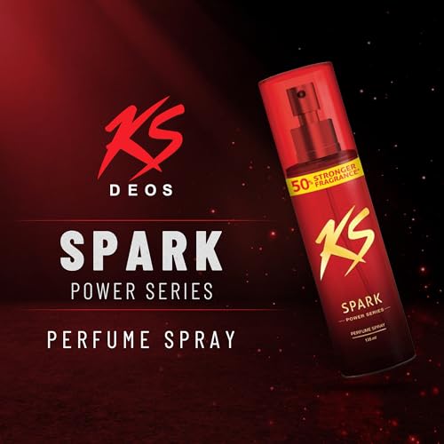Image of KamaSutra Spark Power Series Perfume Spray for Men Combo Pack (2 x 135ml) | Long-Lasting Premium Fragrance | Body Spray for Men | Strong Scent | Travel-Friendly Deodorant Spray