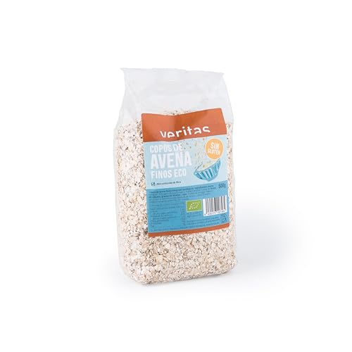 Veritas Copos Finos Avena Integral Sin Gluten 500g ecológicos