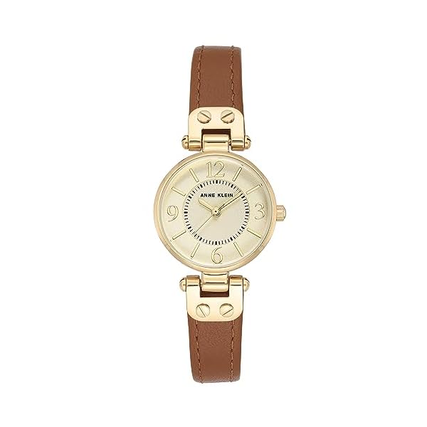 Anne Klein Women's Leather Strap Watch