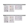 2 stuks houders voor bankbiljetten, indexhouders van roestvrij staal, pincet voor stekkers, 12 cm, voor keuken…