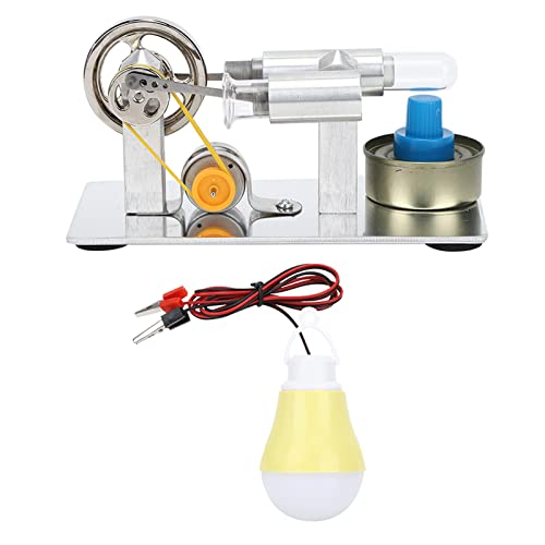 Modelo de Motor Stirling, Motor de Vapor térmico de Acero Inoxidable, Herramienta Experimental de generación de energía física, Regalo para la educación de los niños en casa