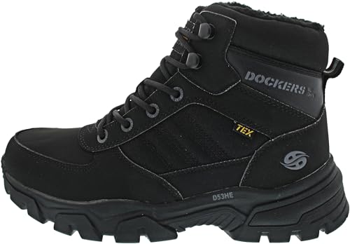 Dockers by Gerli Botas con Cordones Negro (47), negro, 45 EU