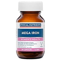 Ethical Nutrients Mega Iron with Activated B Vitamins, 30 capsules