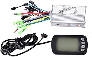 Electric Motor Controller,Motor Controller Brushless Motor Controller with LCD Panel for E-bike Electric Bike Scooter 36V/48V 350W