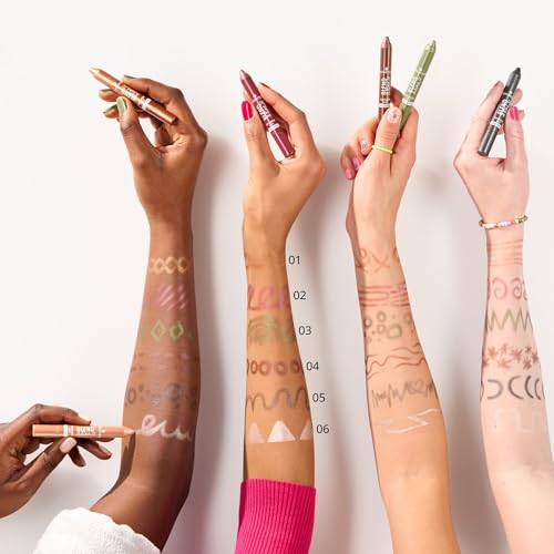 essence blend & line eyeshadow stick, Lidschatten, Nr. 01, Gold, langanhaltend, metallisch, vegan, ohne Mikroplastikpartikel, Nanopartikel frei, ohne Parfüm, 1er Pack (1.8g)