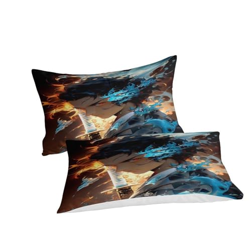 Housse de couette animation japonaise 3 pièces 200x200cm zippée