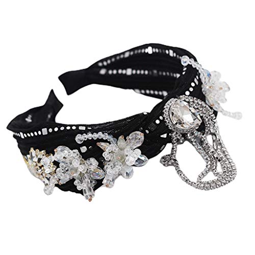 Bandeau cheveux cristal floral pour sublimer vos coiffures de soirée