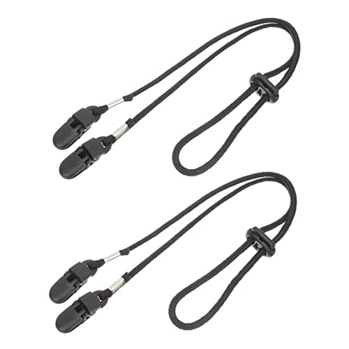 Outanaya 2Pcs Adjustable Windproof Hat Strap Clips Lost Retainers for Outdoor Activities Hiking and Camping Comfortable and Secure Hat Clips