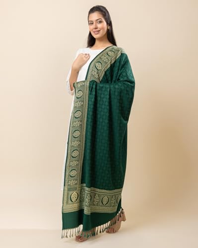 Image of Wrap me Warm Shawl for Women | Soft Viscose Acrylic Poly Wool Shawl - Warm & Lightweight Winter Wrap - Stylish Ethnic Stole for Women - 1010