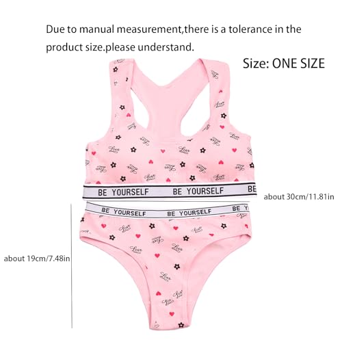 Girls' Cotton Underwear Set, Soft High Waisted Briefs, Breathable & Stretchy Full Coverage for Everyday Wear3