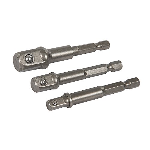 Silverline 819713 3 porte-douilles Queue 6 pans 1/4