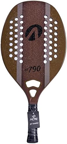 Acte, Raquete de Beach Tennis BT790, Carbono e EVA, 50cm, Quadras...