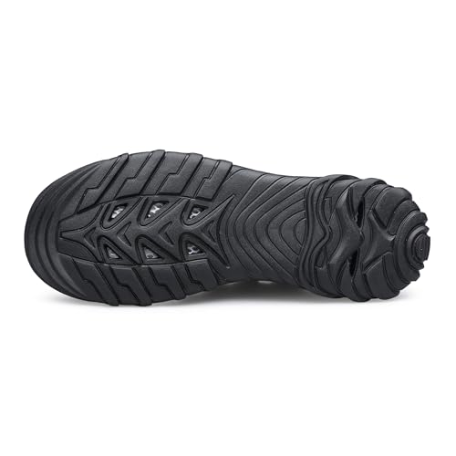 SILLENORTH Water Shoes Mens Womens Quick-Dry Aqua Shoes for Beach Pool Swim Kayaking Surf Boating Hiking Black3