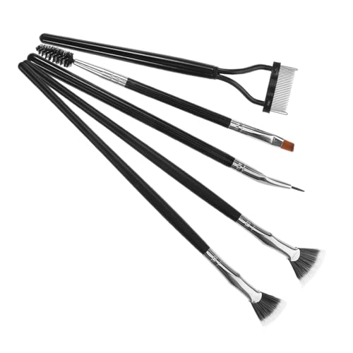 IWOWHERO Dual Ended Makeup Brush Set Lash Mascara Applicator Eye Shadow Stick Lash Separator