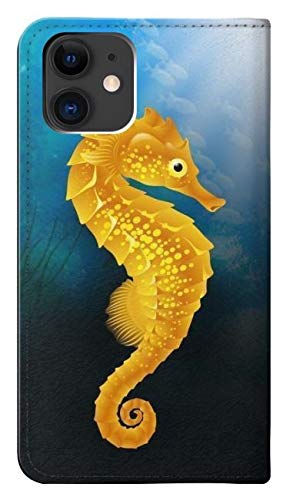 RW2444 Seahorse Underwater World PU Leather Flip Case Cover for