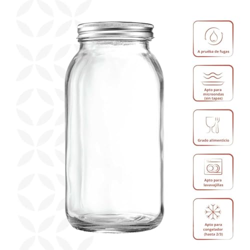 La mejor selección de Frascos Hermeticos de Vidrio los preferidos por los clientes. 20 Imagen adicional