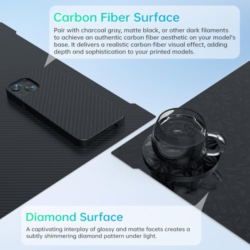 Image of BIQU Designer Smooth PEO+Smooth PET Double Sided Build Plate for Bambu-Lab H2D /H2S 3D Printers 346x355mm Spring Steel Flexible Sheet Removable Surface Platform