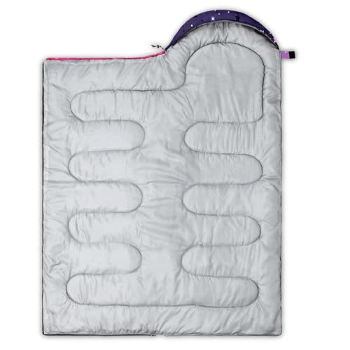 Image of QOOMO Camping Sleeping Bags,3 Season Warm & Cool Weather,Lightweight,Waterproof Sleeping Bags for Adults & Kids,Traveling,and Outdoors,Camping Gear Equipment