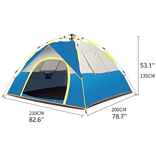 Carpa para Camping Impermeable y Resistente al Viento para 3-4 Personas miniatura 2